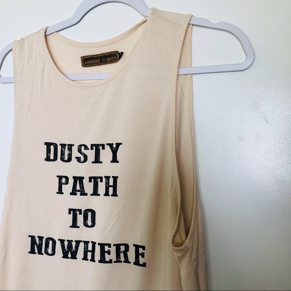 License to Boot Tank Size Medium Cowboy Western - Picture 6 of 6